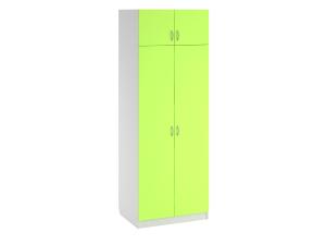 Шкаф для одежды 2-створчатый 2-секционный (10 полок)