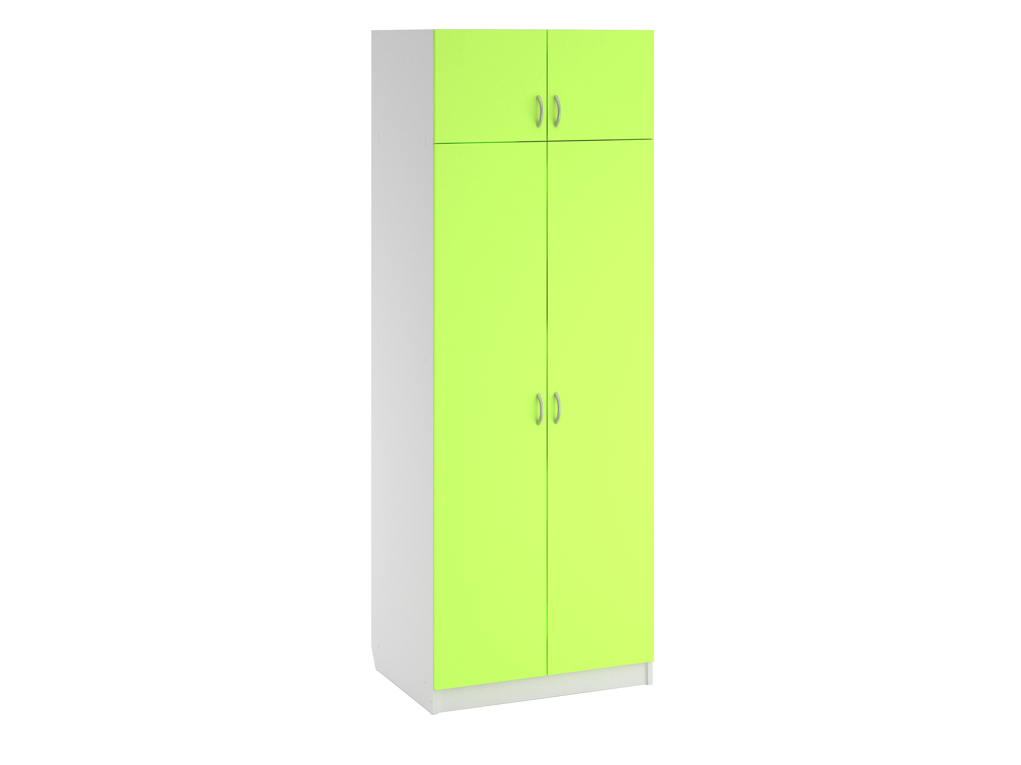 Шкаф для одежды 2-створчатый 2-секционный (10 полок)