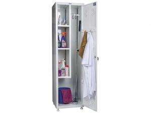 Шкаф металлический 1 - створчатый для одежды и хоз.инвентаря.